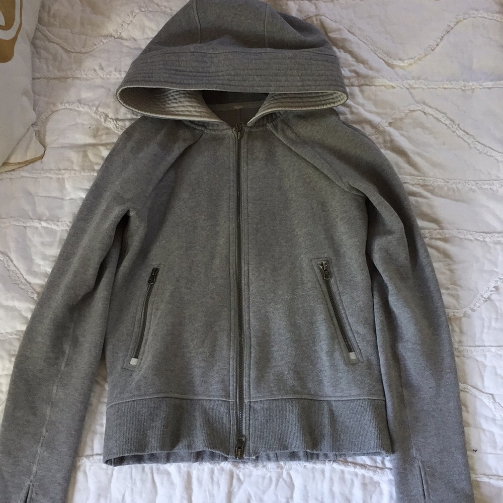 Gray Lululemon hoodie